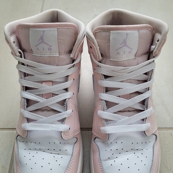 Nike Air Jordan 1 Mid GS Pink Wash Violet Frost Size 7Y/8.5W - Picture 11 of 12